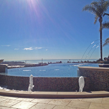 Ocean View, Spa Spillway, Bubblers, and Deck Jets and Amazing Ocean View