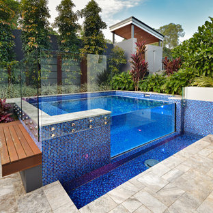 Inspiration for a contemporary pool in Brisbane.