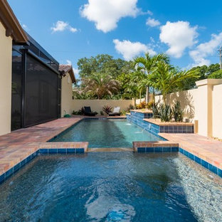 front yard pool design