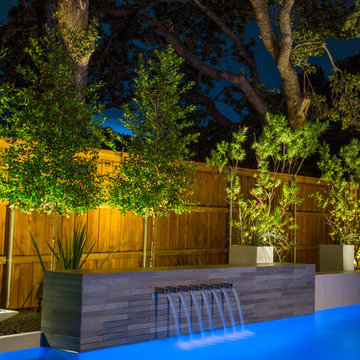 Cascade Springs Modern Pool