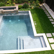 Contemporary Pool by Phillips Garden