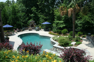 Pool - modern pool idea in Charlotte