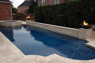 Example of a classic pool design in Houston