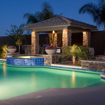 Classic Pool & Spa, Ramada, Outdoor Kitchen & more in Chandler, AZ