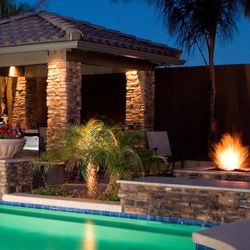 Classic Pool & Spa, Ramada, Outdoor Kitchen & more in Chandler, AZ