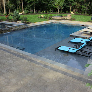 Trendy pool photo in New York
