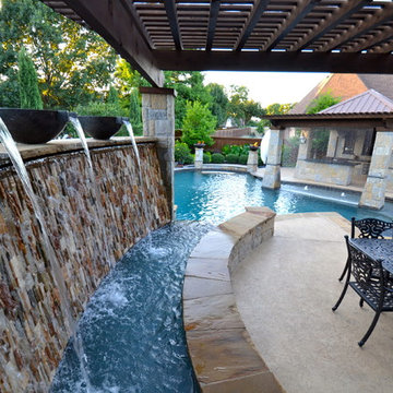 Colleyville Cascading Water Paradise