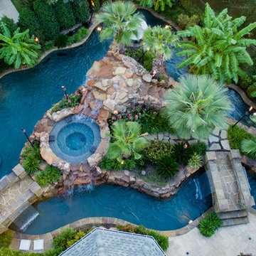 Colleyville HGTV Cool Pools/ Ultimate Pools Residential Lazy River