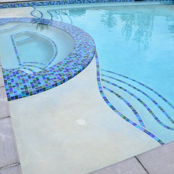 Color Mix Pool and Spa