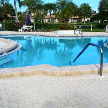 Commercial Pool and Spa Renovation, Naples, Florida