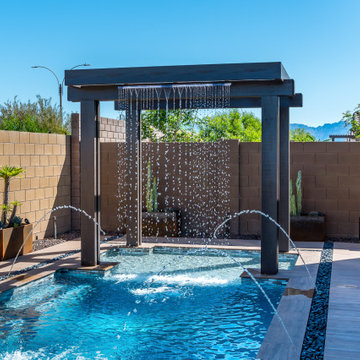 Compact Backyard, Resort-Style Pool