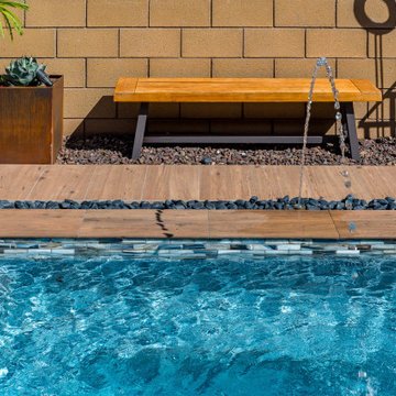 Compact Backyard, Resort-Style Pool