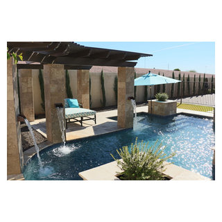 Compact Oasis - Moderno - Piscina - Phoenix - de Presidential Pools ...