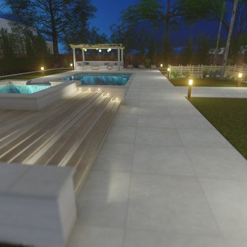 Complete Backyard Design | Pool & Spa | Gazebo