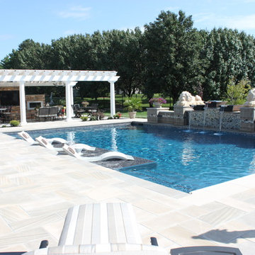 Complete Backyard Makeover with Pool Design