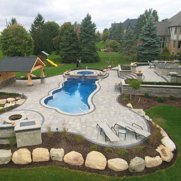 Complete Outdoor Living Space with Pool