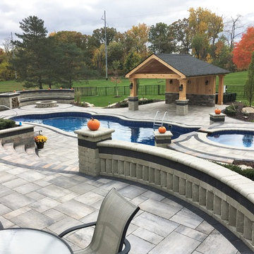 Complete Outdoor Living Space with Pool