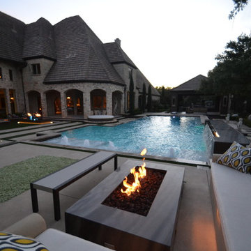 Completely Contemporary Pool Environment