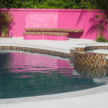 Contemporary Landscaping | Freeform Pool