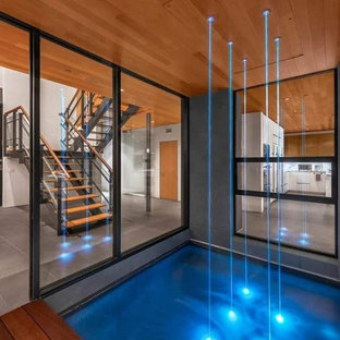 Contemporary Lap Pool in Newbury Park, CA
