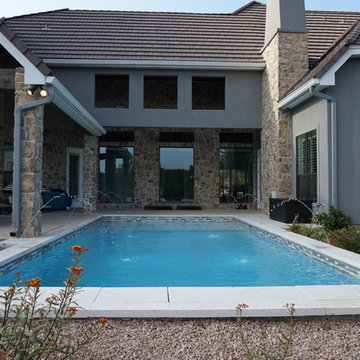 Contemporary Lap Pool (New Braunfels)