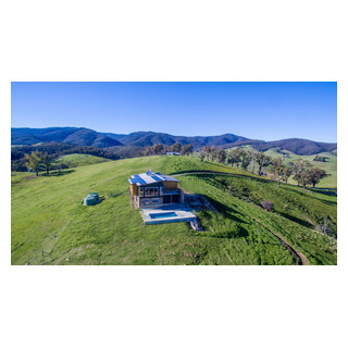 View of brd studio unveils off-grid australian home with passive solar design