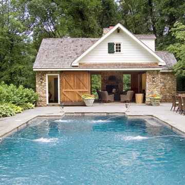 Country Pool house Wayne, Pennsylvania