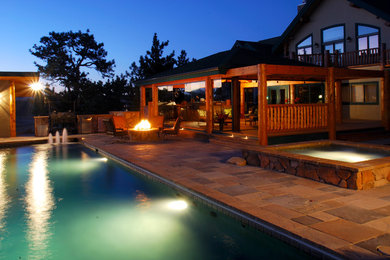 Example of a classic pool design in Denver