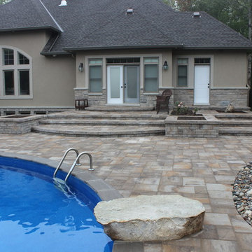 Custom Backyard and Pool