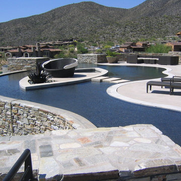 Custom Desert Mountain Pool and Spa