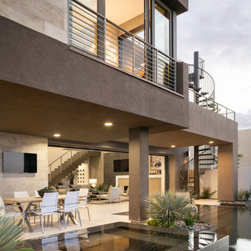 Custom Design - Outdoor Living - New American Home 2015