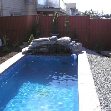 Custom Fibreglass swim spa / plunge pool