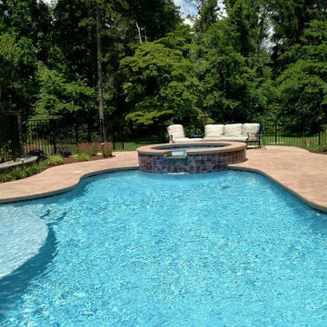 Custom Grotto Waterfall Pool