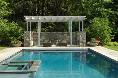 Example of a trendy pool design in New York