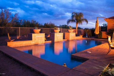 Southwest pool photo in Phoenix