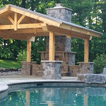 Custom In Ground Pool and Outdoor Living Area, Mendon NY