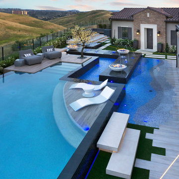 Custom Infinity Pool & Spa