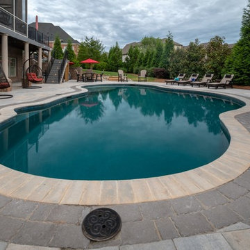 Custom Pool and Outdoor living space in Winston Salem