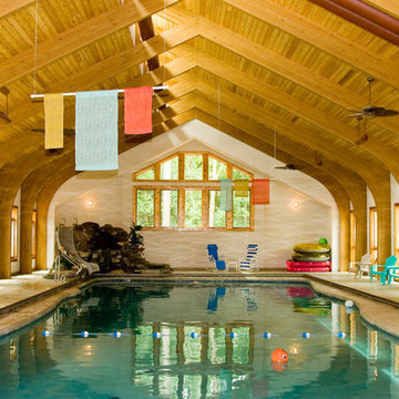 Custom Pool House in Woodstock
