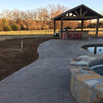 Custom Pool, Spa & Pool Deck Remodel in Shawnee