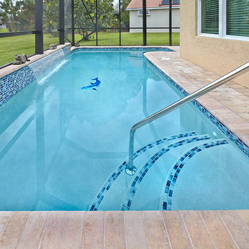 Custom Pools and Spa Design / Construction by Apex Pavers & Pools