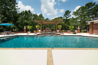Inspiration for a modern pool remodel in Jacksonville