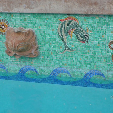Custom Residential Pool and Spa Mosaic