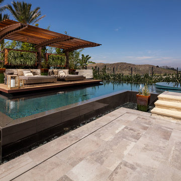 Custom Toll Brother Model Home Pools