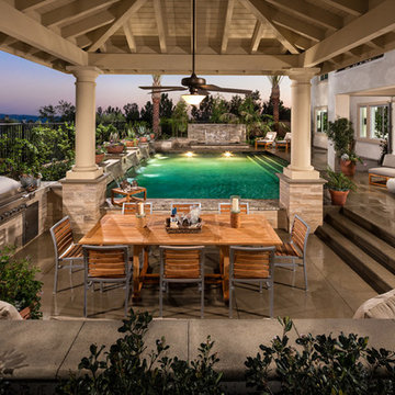 Custom Toll Brother Model Home Pools