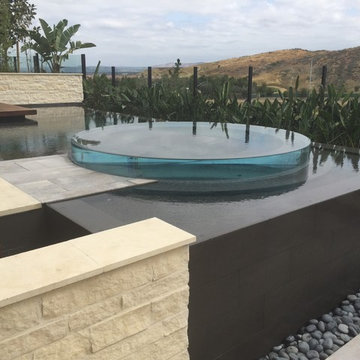 Custom Toll Brother Model Home Pools