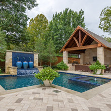 Pool water feature ideas