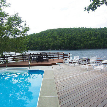 decks with pools.