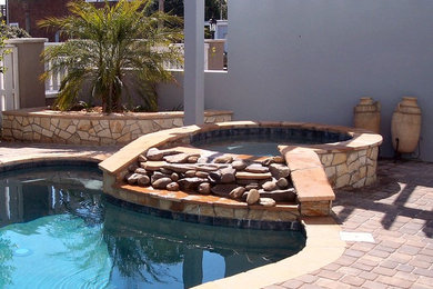 Decorative Stones Complete the Spa