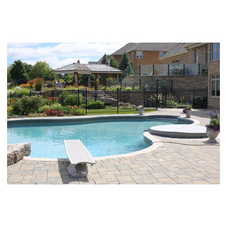 Deer Ridge Cabana, Pool and Patios - Traditional - Pool - Toronto - by ...